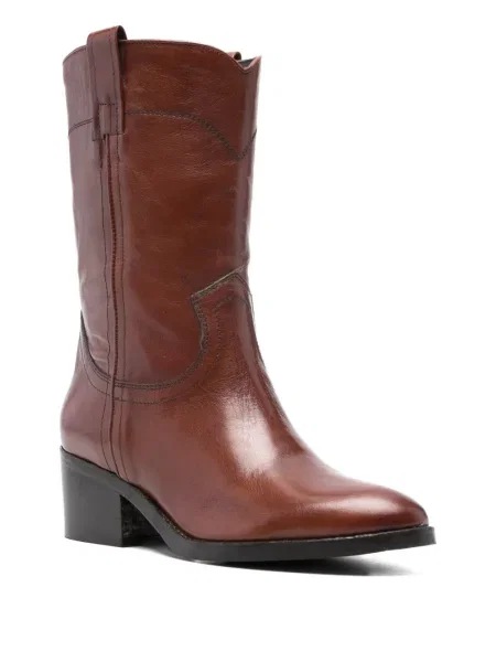 Botine Curiositè din piele maro