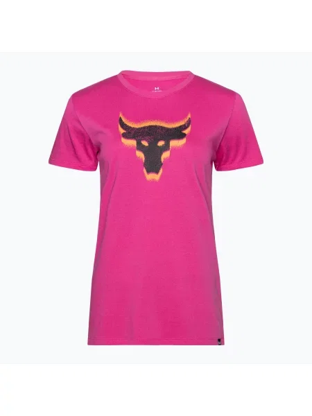 Sportovní tričko Under Armour Project Underground Core T astro pink/black černé