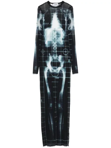 Rochie maxi Jean Paul Gaultier de costum negru