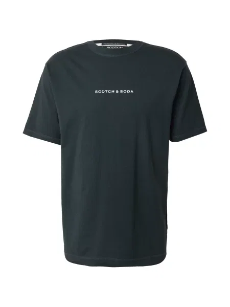 SCOTCH & SODA Tricou verde închis alb