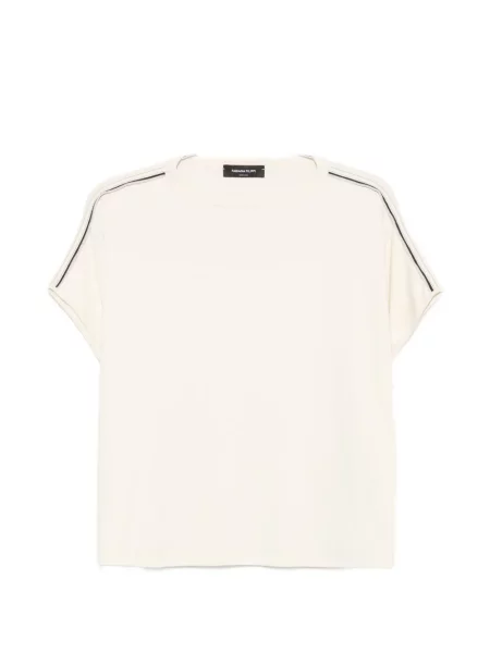 Scurt tricou Fabiana Filippi cu dungi