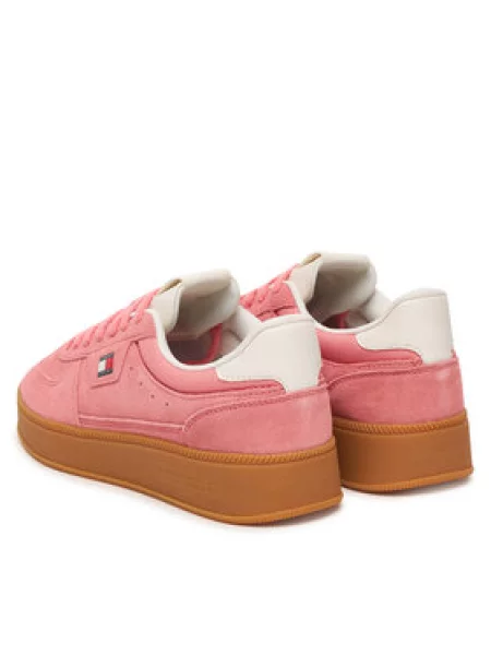 Tommy Jeans Laisvalaikio batai The Greenwich Edge Max Suede rožinė