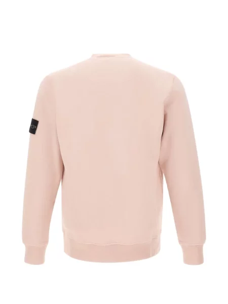 Hanorac Stone Island cu strasuri roz