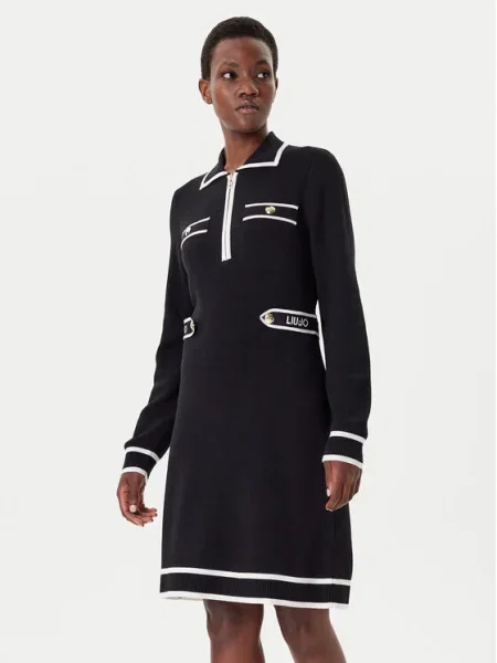 Liu Jo Sport Rochie tricotată negru