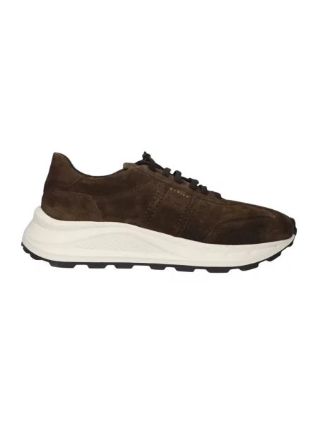 Sneakersy Nubikk zamszowe brązowe