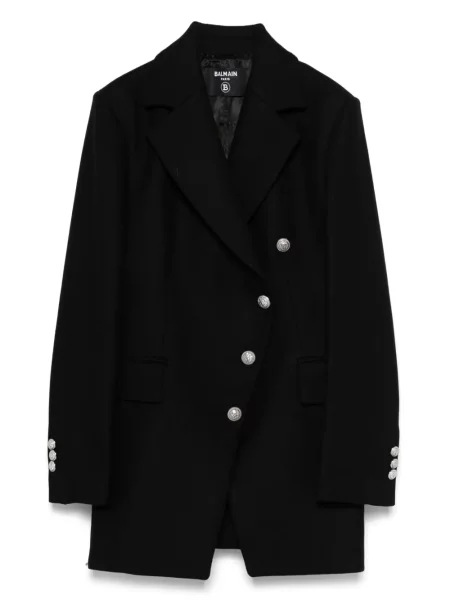 Płaszcz dziecięcy Balmain czarny