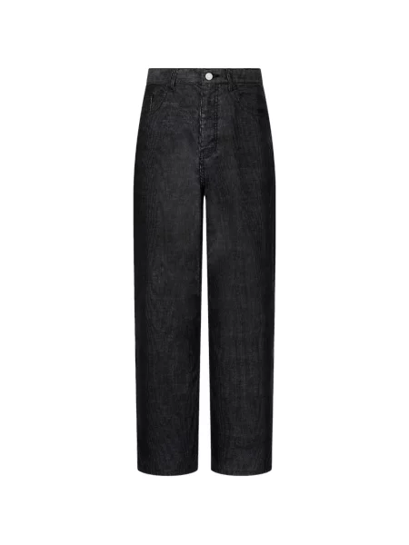 Pantaloni Tomboy de catifea cord gri