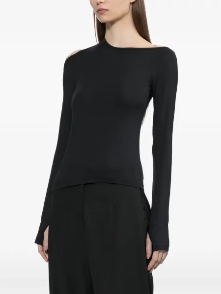 Lung top Helmut Lang negru