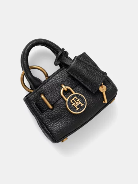 Geantă Tommy Hilfiger din piele negru