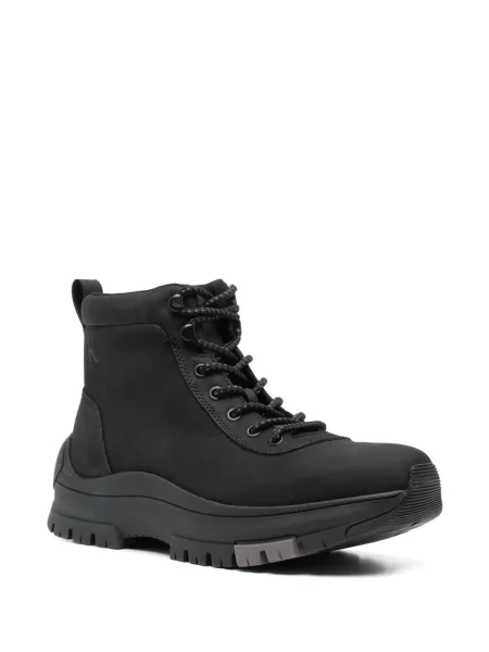 Botine Calvin Klein Jeans din piele negru