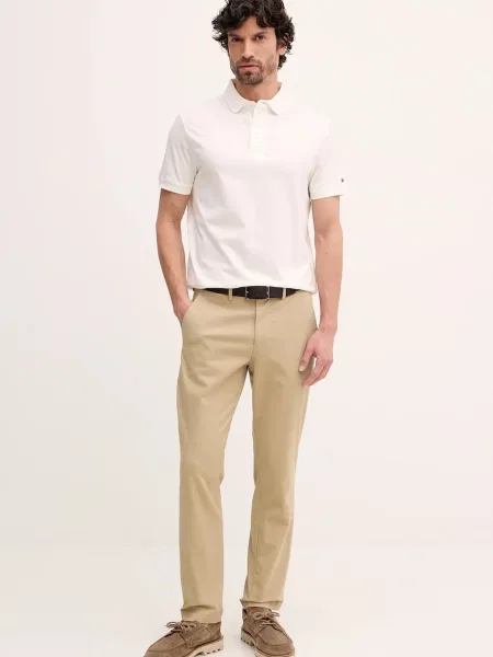 Polo majica Tommy Hilfiger bež
