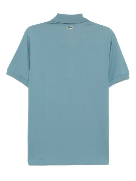Polo Lacoste cu imagine clasic albastru