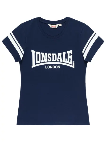 LONSDALE Tricou KILLEGRAY bleumarin alb