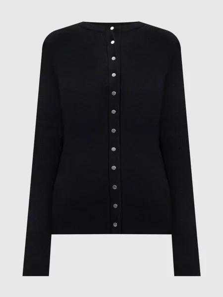 Кардиган з вовни Jil Sander чорний