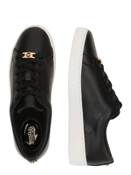Sneakerși Michael Michael Kors cu șireturi din dantelă negru