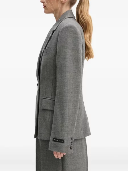 Marynarka Herskind dwurzędowa szara