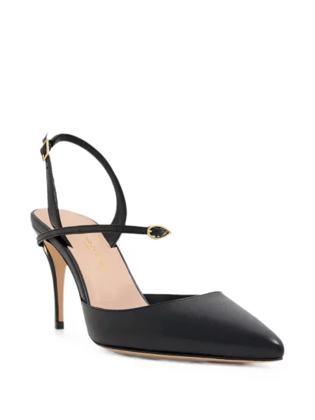 Pantofi cu toc Jennifer Chamandi slingback negru