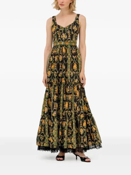 Rochie maxi Agua By Agua Bendita negru