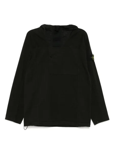 Hanorac cu glugă Stone Island cu strasuri negru