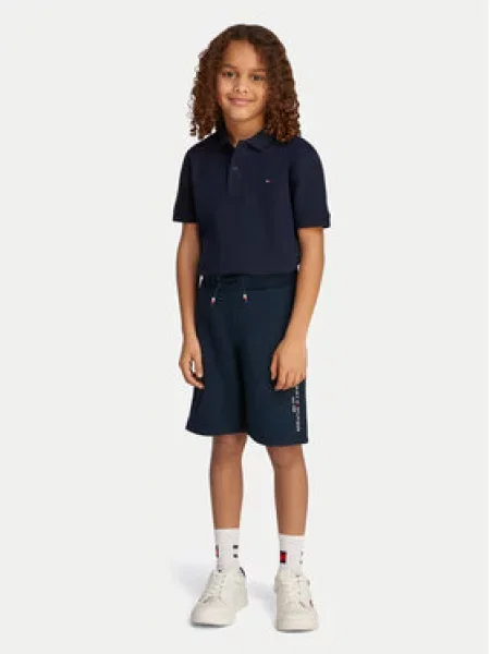 Tommy Hilfiger Sportiniai šortai Essential Tamsiai mėlyna