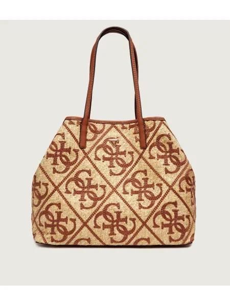 Guess Geantă shopper 2 în 1 Kirsten bej