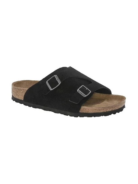 BIRKENSTOCK Šľapky Zürich VL / strieborná čierna