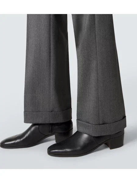 Pantaloni Tom Ford de lână gri