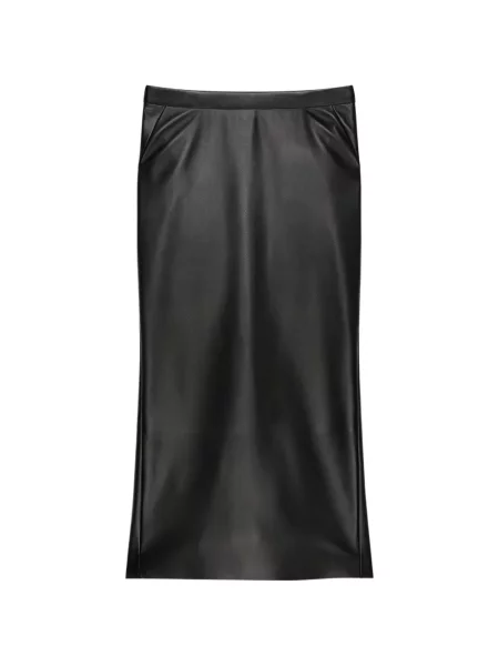 Fustă din piele Givenchy negru