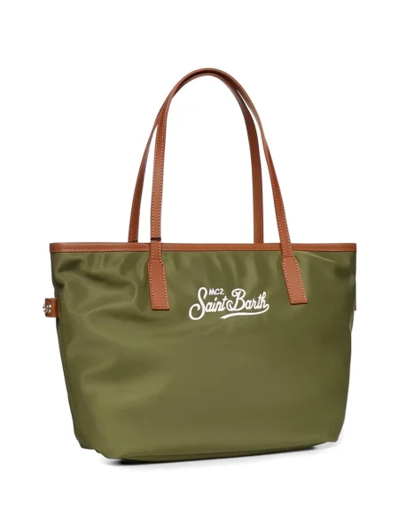 Geantă shopper Mc2 Saint Barth verde
