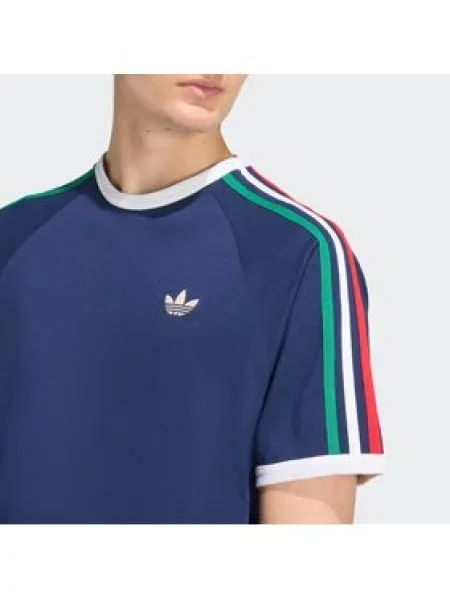 Adidas Marškinėliai Tamsiai mėlyna balta