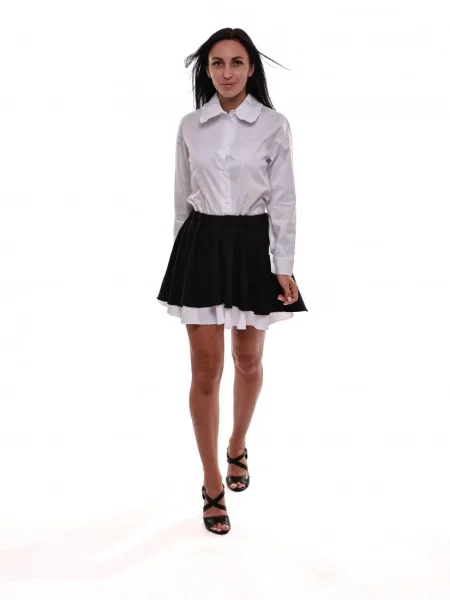 Спідниця міні LUMO креп чорний