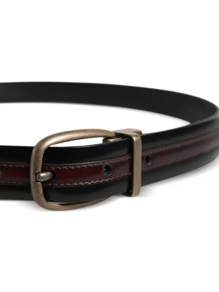 Cu centură curea Dolce & Gabbana din piele negru