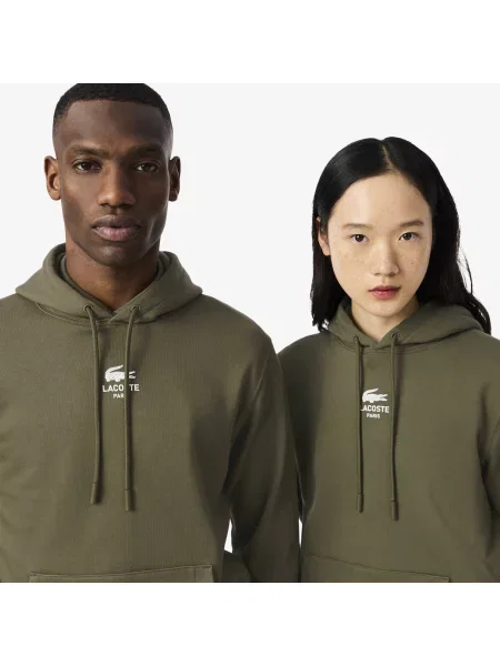 Lacoste Bluza Z Nadrukiem zielony