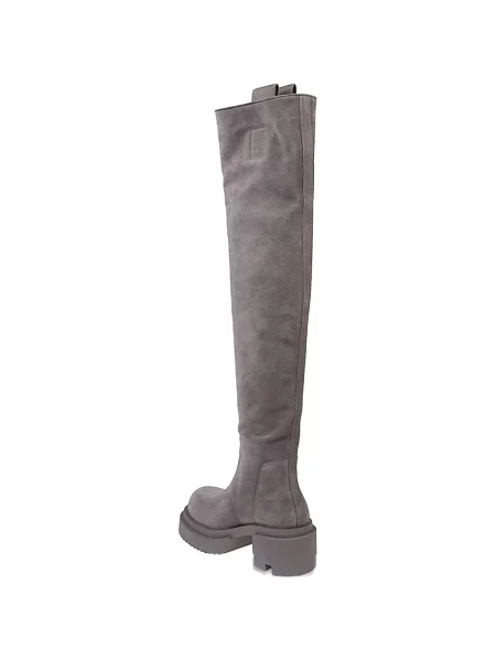 Cizme Rick Owens cu platformă maro