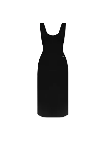Sukienka Dolce And Gabbana z logo czarna
