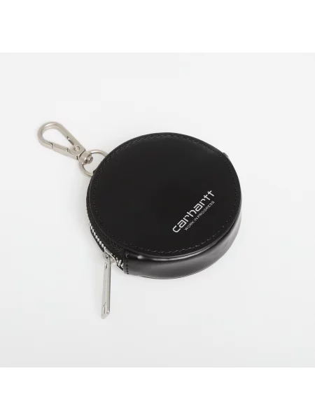 Πορτοφόλι Carhartt WIP Script Coin Wallet Black/ Silver Universal μαύρο