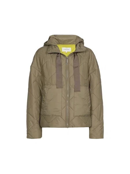 Krótka parka Marie Méro zielona