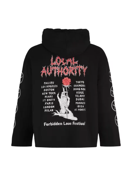 Bluza z kapturem Local Authority czarna