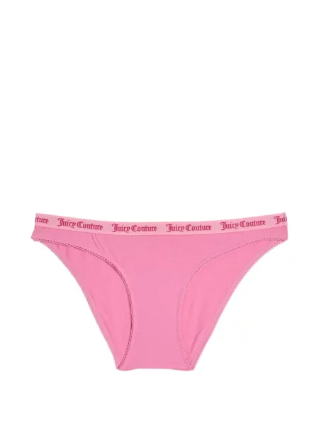 Brief bugyi Juicy Couture autogrammal rózsaszín