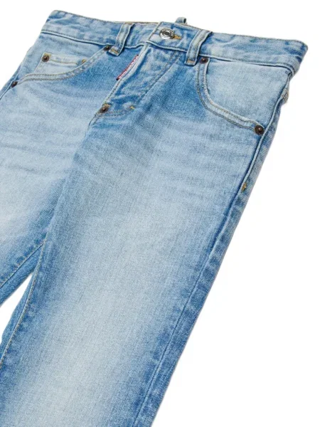 Jeansy dziecięce Dsquared2 niebieskie