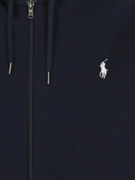 Суичър с качулка Polo Ralph Lauren бродиран с качулка розово