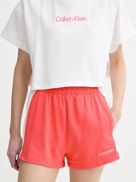 Calvin Klein teplákové šortky růžové