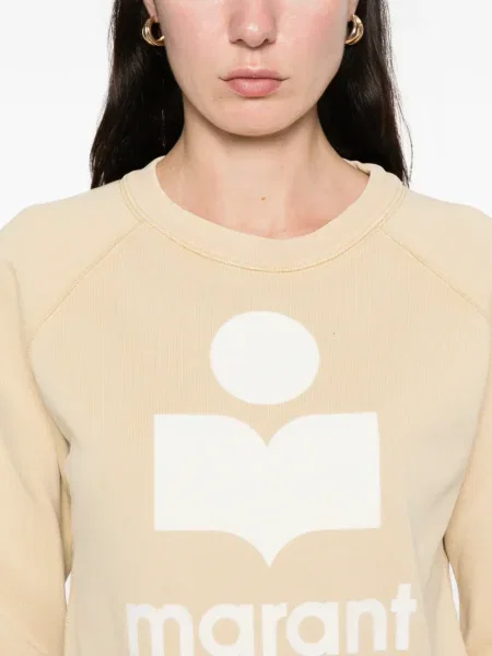 Pulover Marant Etoile cu imagine galben
