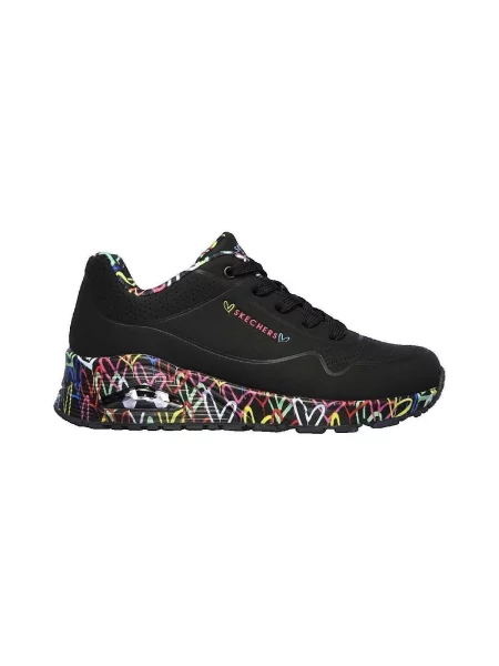Félcipő Skechers fekete
