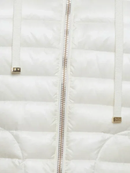 Matlasat scurt geacă Moncler alb