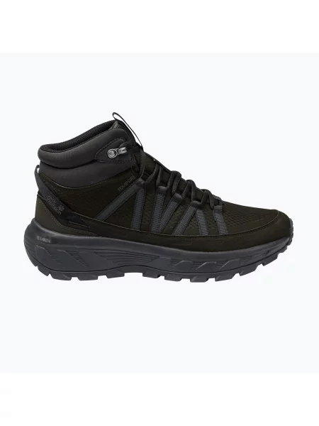 Мъжки туристически обувки Jack Wolfskin Wild Hike Texapore Mid obsidian moss зелено