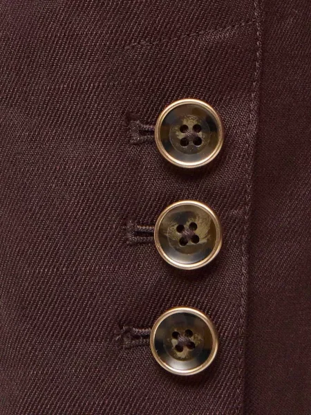Лляний піджак Guess коричневий