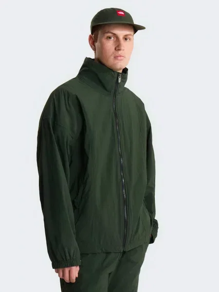 Флисовая демисезонная куртка The North Face красная
