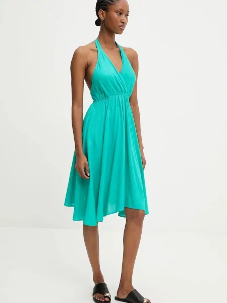 Сукня Answear.LAB mini розкльошена зелений