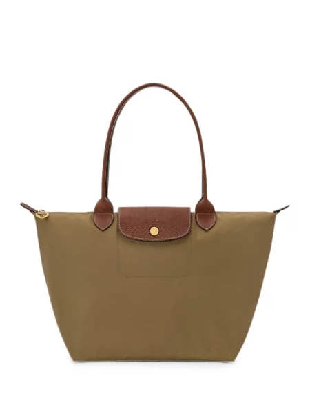 Geantă Longchamp din piele maro